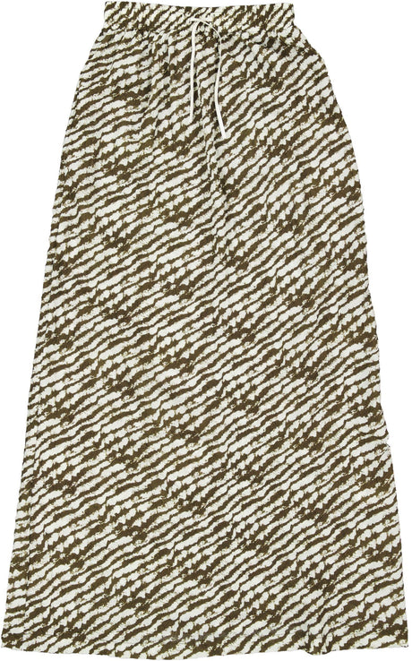 Ginger Teens Womens Zebra Crinkle Maxi Skirt - SB3CPT4850