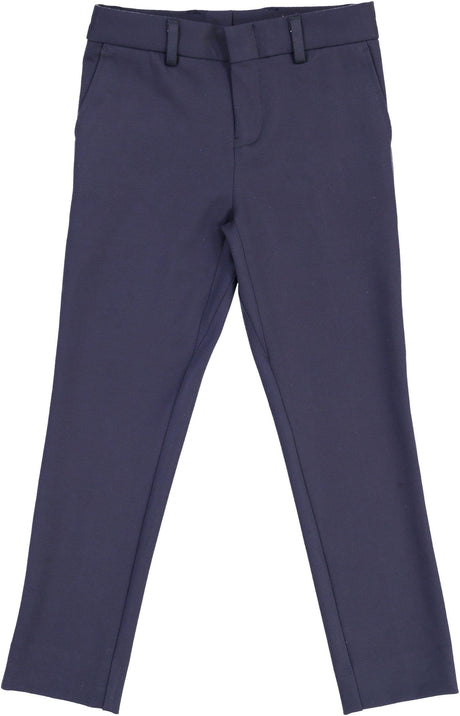 T.O. Collection Boys Flat Front Knit Stretch Dress Pants - A78093