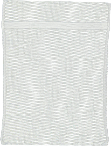 Abstract White Mesh Laundry Bag - 205-MB