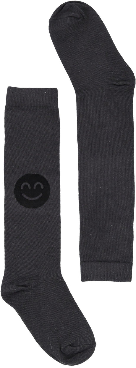 Zubii Girls Suede Smiley Knee Socks - 674