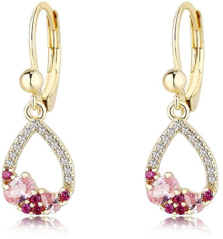 Tiny Gem Girls Teardrop Leverback Earring - TG5029