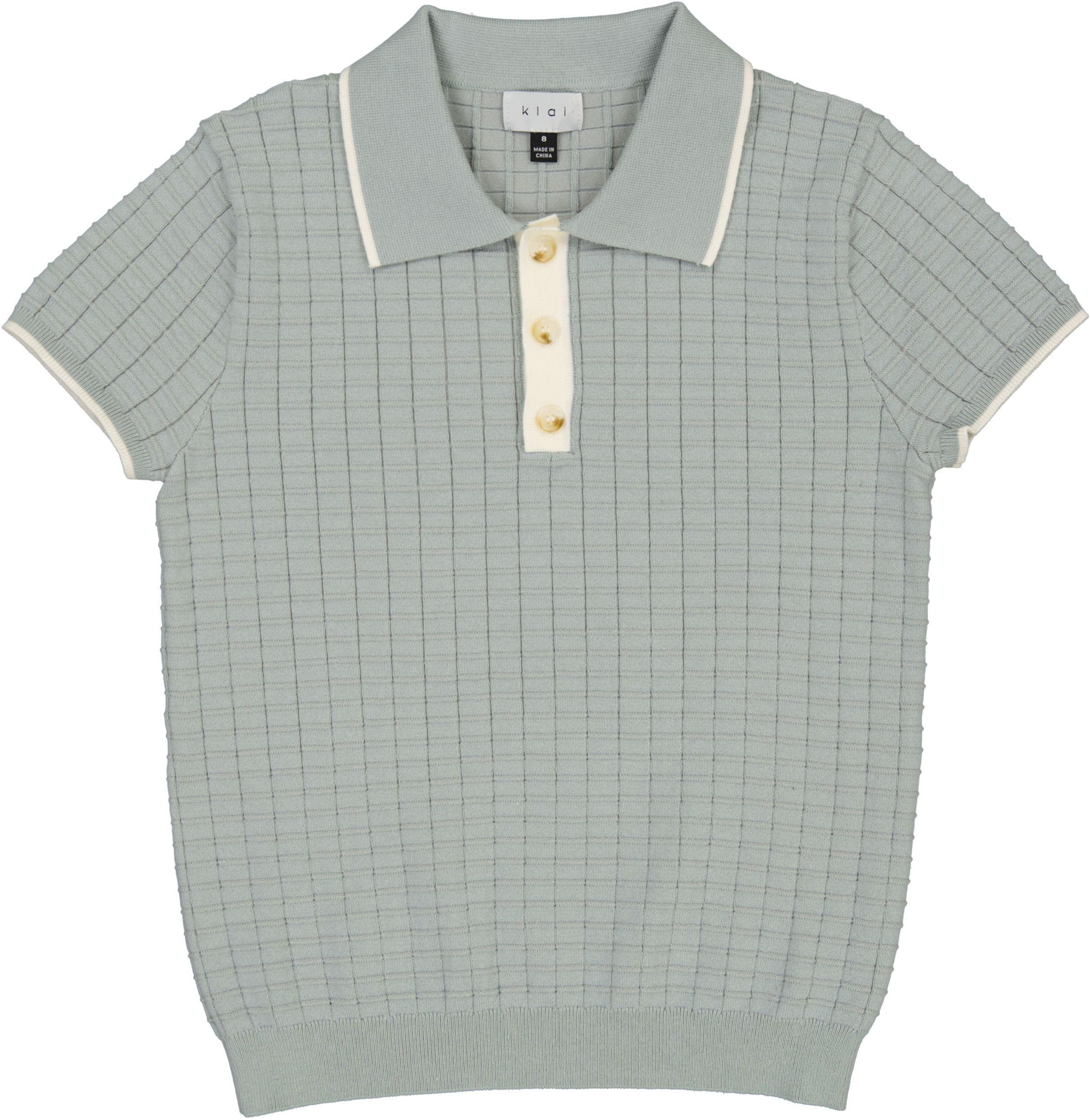 Klai Boys Textured Grid Short Sleeve Sweater - G2942 – ShirtStop