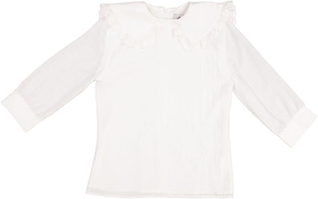 Lilac Designz Teens Eyelet Edged Collar Shirt - 6046