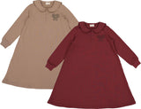 Bondoux Bebe Girls Sherpa Bow Dress - W26-261DR