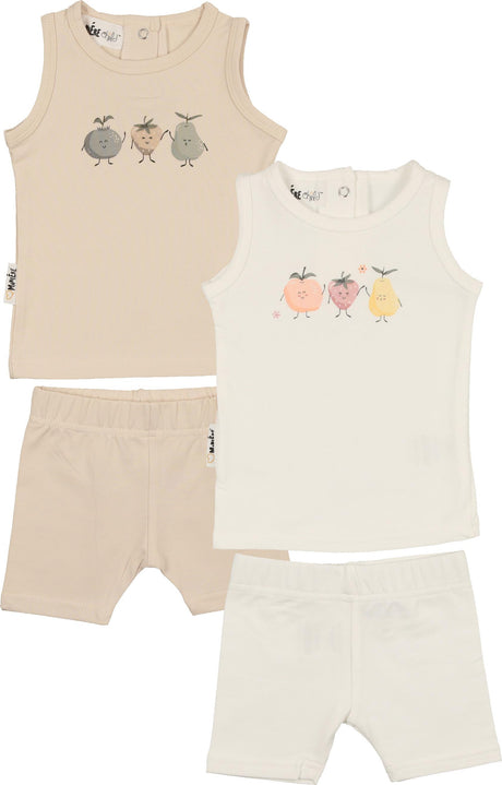 Maniere Baby Boys Girls Fruity Friends Outfit - FF