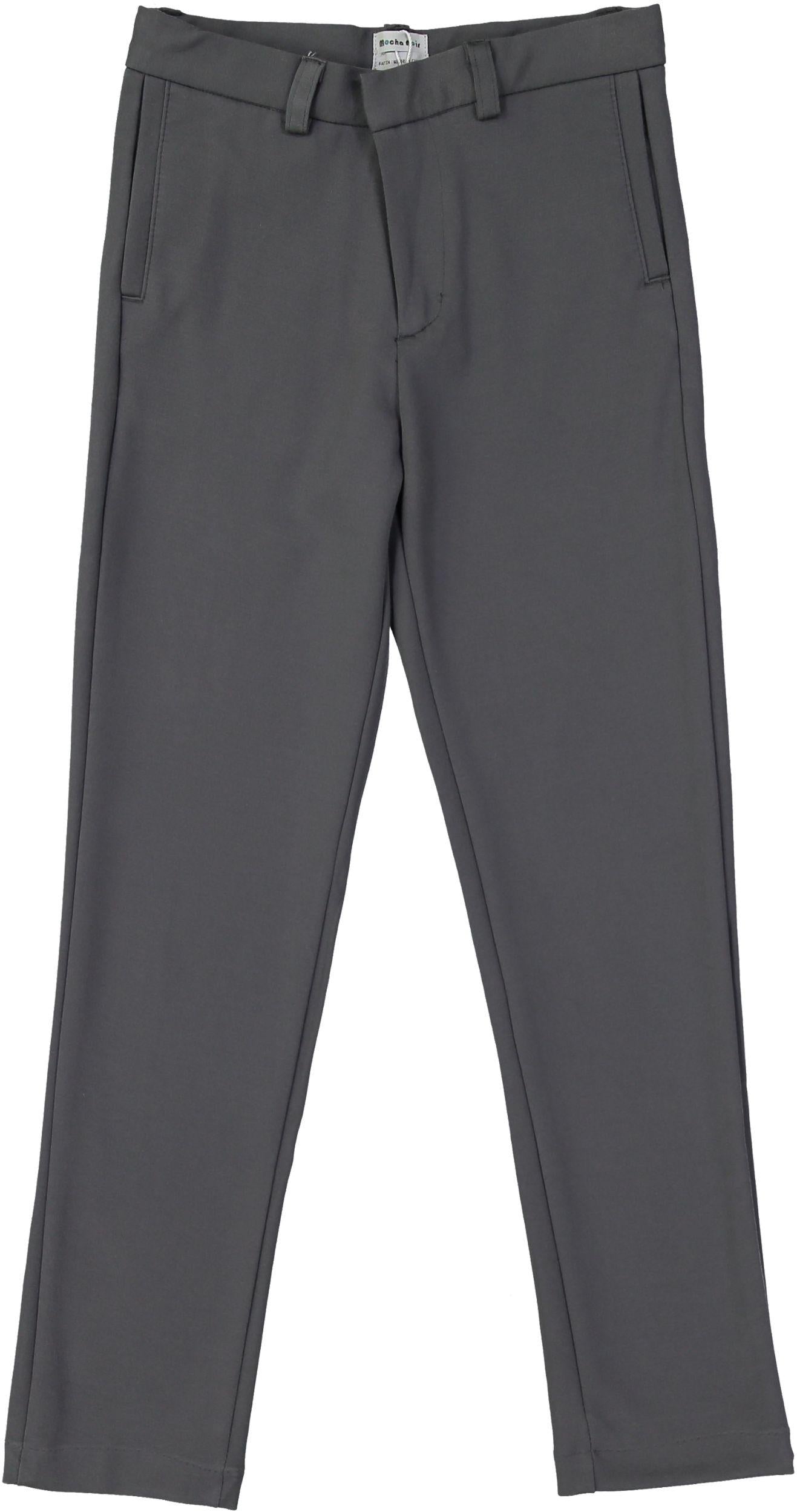 【NONCODE】Dana Color Matching Pants Mocha Noir Boys Stretch Dress Knit Pants - ASCP304(H