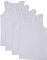 Spot On Basics by Memoi Boys Tank Top Undershirts 4 Pack - SP-6800