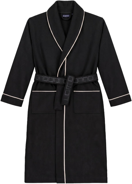 T.O. Collection Mens Modal Waffle Bath Robe - BR