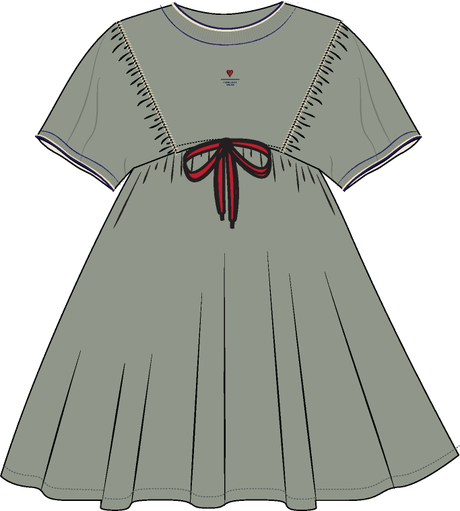 Analogie by Lil Legs Outer Field Collection Girls 3/4 Sleeve Dress - ODQ