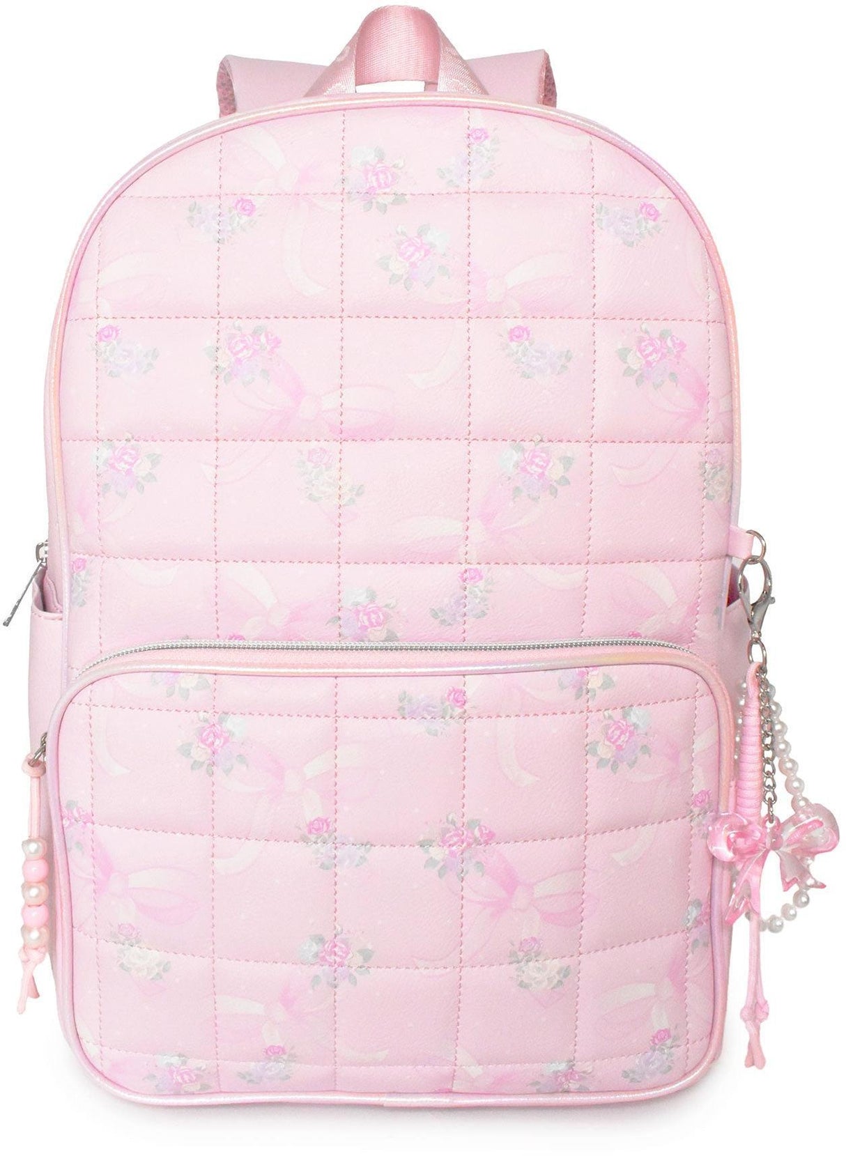 OMG Quilted Floral Backpack - BOW-SB448