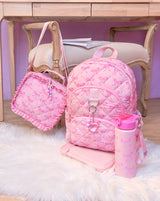 OMG Bows Quilted Backpack - BOW-SB388
