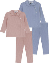 Whipped Cocoa Baby Boys Girls Pointelle Diamond Knit Outfit - WB6CY3043E