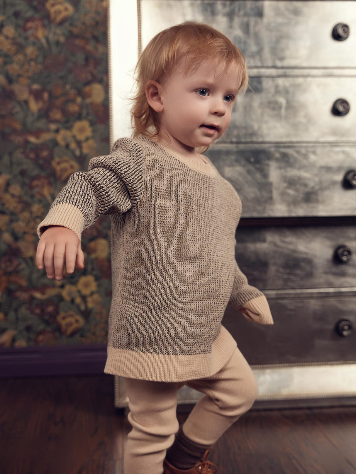 Teela Baby Boys Marled Knit Outfit - 21-255