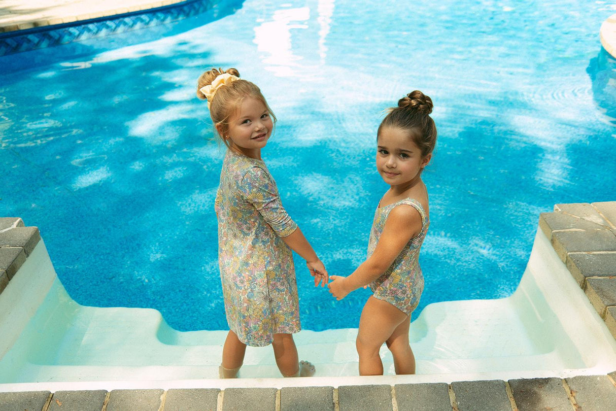 Crew Kids Girls Floral Swim Dress