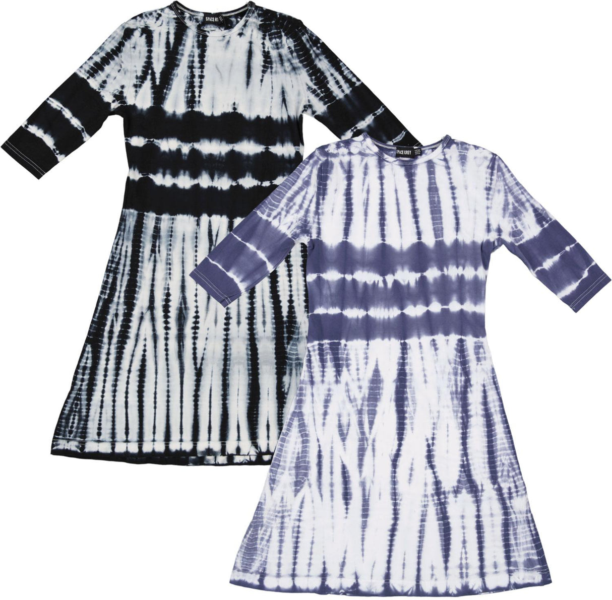 Space Gray Girls Tie Dye Dress - SB3CY2072D