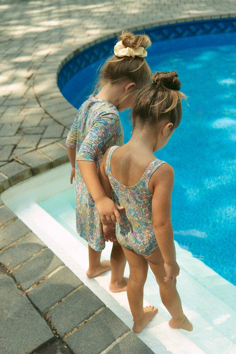 Crew Kids Girls Floral Bathing Suit - SG3133