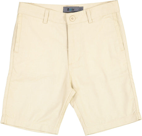 Mocha Noir Boys Dress Shorts - ASCP840B