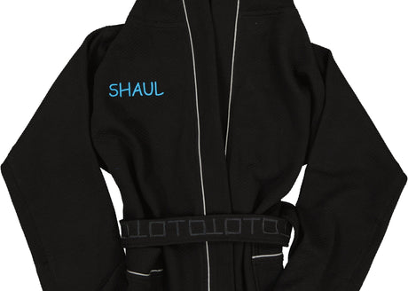 T.O. Collection Boys Modal Waffle Bath Robe with Hood - BR