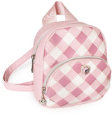 OMG Gingham Woven Mini Backpack - HRT-MM71