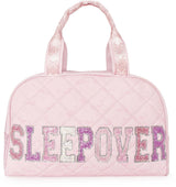 OMG Quilted Bow Print Sleepover Duffle Bag - SLP-SDB536W