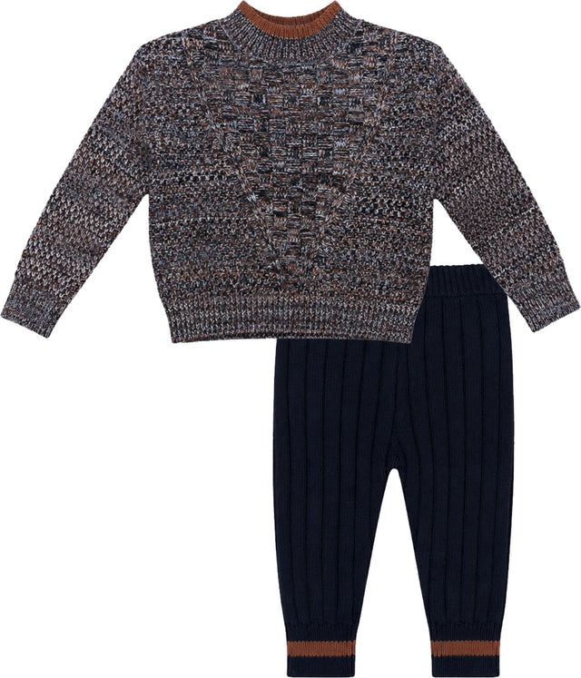 Cognac Mix/Navy