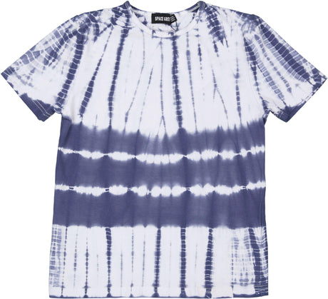 Space Gray Boys Tie Dye Short Sleeve T-shirt - SB3CY2072BS