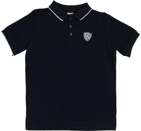 Lil Legs Wardrobe Staples Collection Boys Short Sleeve Logo Polo Shirt - WSLPS