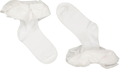 BlinQ Girls Muslin Ruffle Ankle Socks - 632