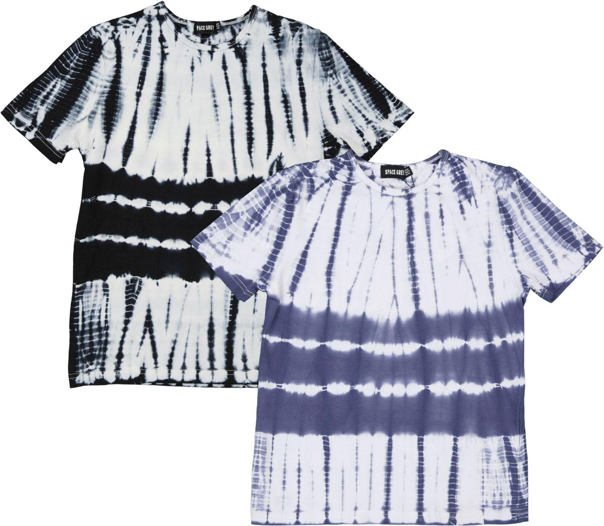 Space Gray Boys Tie Dye Short Sleeve T-shirt - SB3CY2072BS