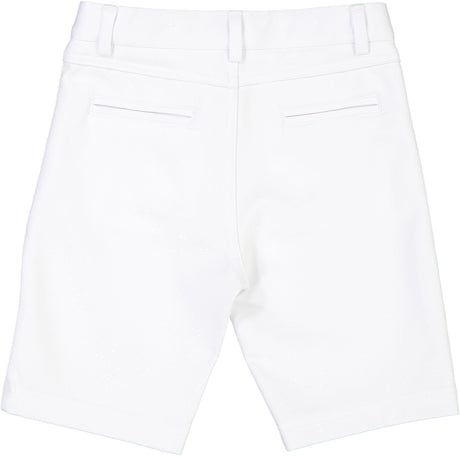 Mocha Noir Boys Stretch Dress Shorts - ASCP305S