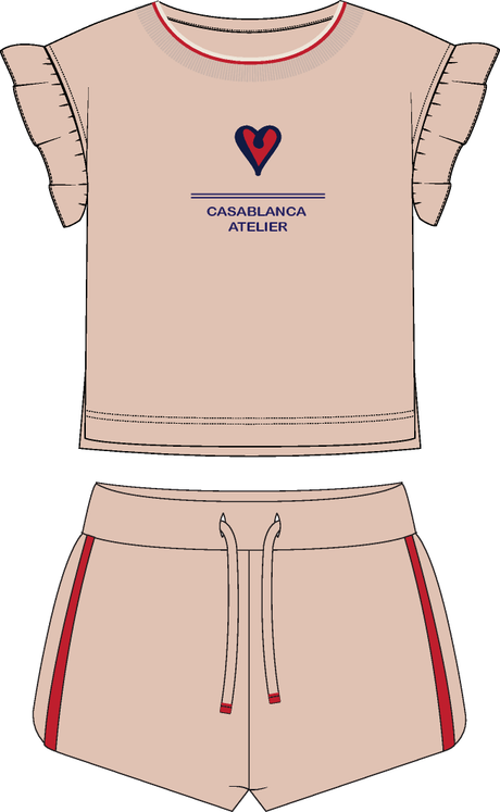 Analogie by Lil Legs Outer Field Collection Baby Girls Outfit Set - OGST