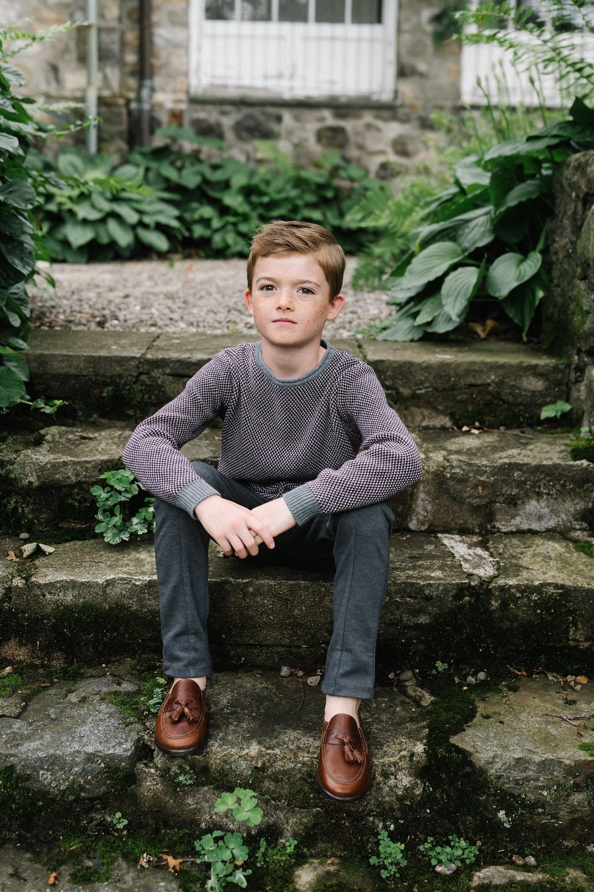Analogie by Lil Legs Multi Knit Collection Boys Sweater - DMKS