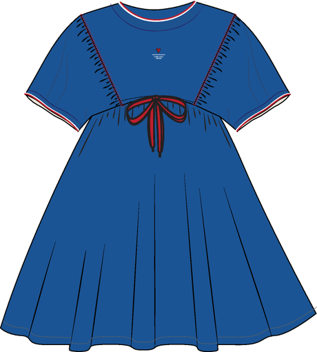 Analogie by Lil Legs Outer Field Collection Girls Short Sleeve Dress - ODSS