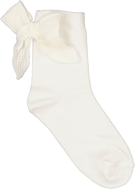 BlinQ Girls Waffle Knit Bow Ankle Socks - 633