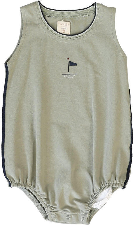 Analogie by Lil Legs Outer Field Collection Baby Boys Romper - OBR