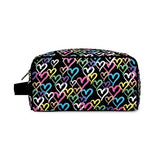 Top Trenz Graffiti Heart Cosmetic Bag - COS-GRAFHRTV2