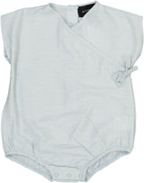 Hopscotch Baby Boys Girls Woven Wrap Romper - SB6CP7355O