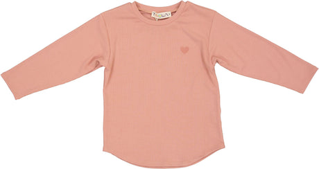 Teela Girls Teens Ribbed 3/4 Sleeve T-shirt - 22-131