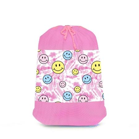 Top Trenz Smiley Tie Dye Laundry Bag - LDRY-SMILEY3