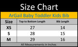 ArGail Baby Toddler Kids Foil Heart Bib - BB13E