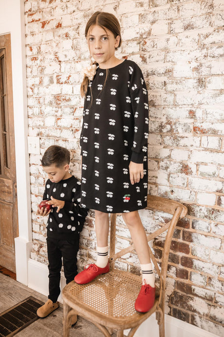 Teela Girls Cherry Dress - 23-071