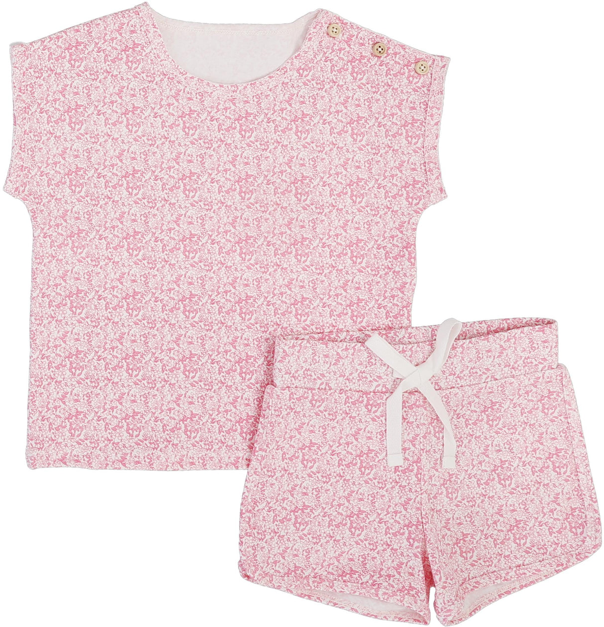 Bright Pink Mini Floral