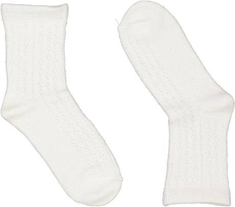 BlinQ Girls Diamond Pointelle Ankle Socks - 636