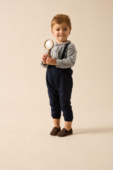 Analogie by Lil Legs Plaid Edition Collection Baby Boys Long Romper - AF26R612