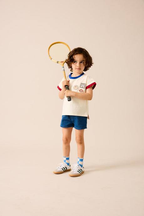 Lil Legs Camp Scouts Collection Boys Patch Applique Short Sleeve T-shirt Tee - PAT