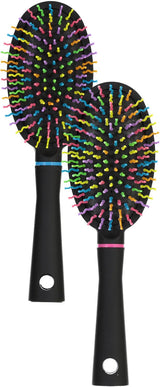 Expressions Oval Rainbow Hair Brush - TSB1144