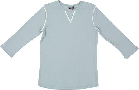 2 Squares Girls Ribbed 3/4 Sleeve T-shirt - SB3CP4823GT