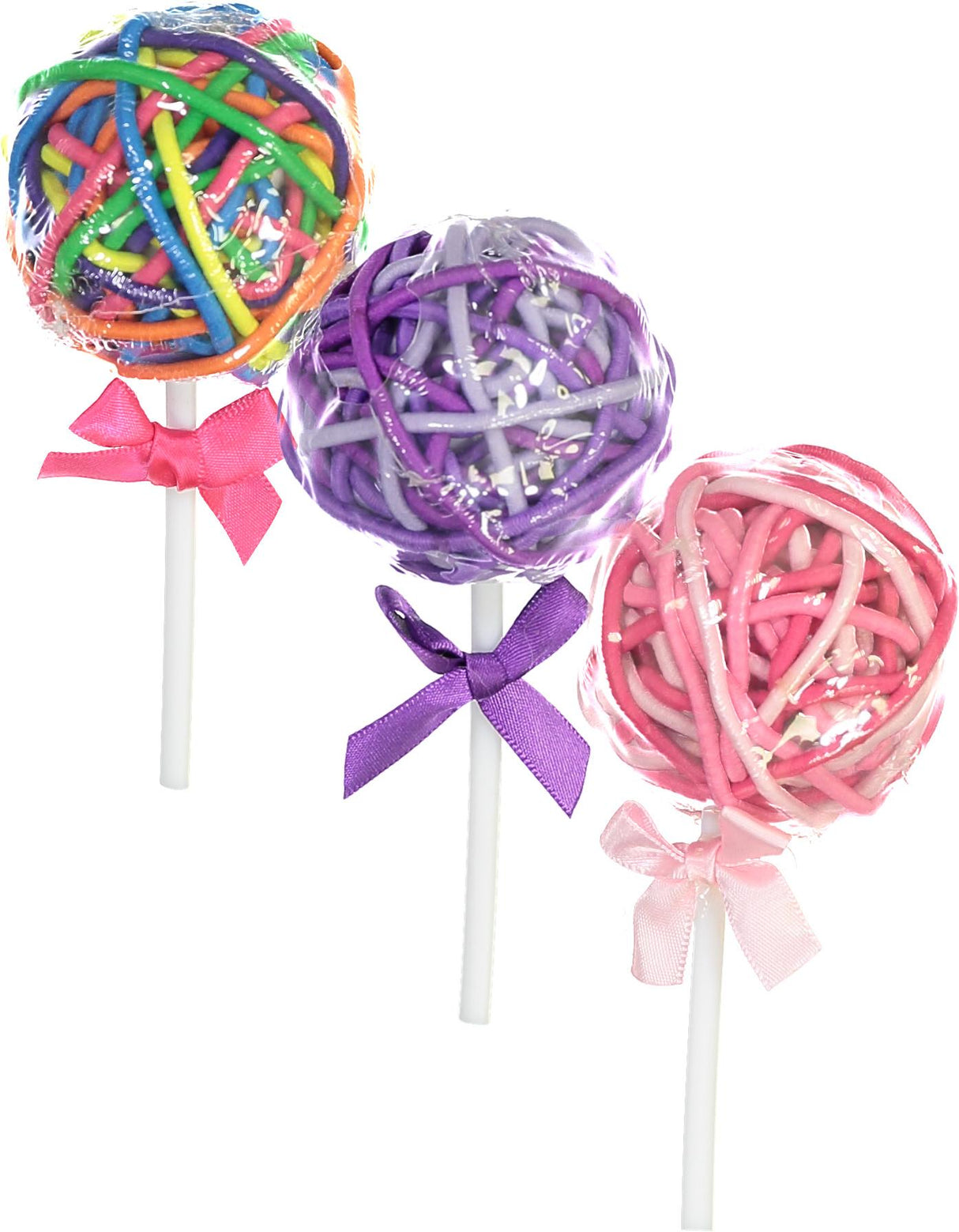 Expressions Ponytail Holder 36 Pack - EXV1031 - Lollypop