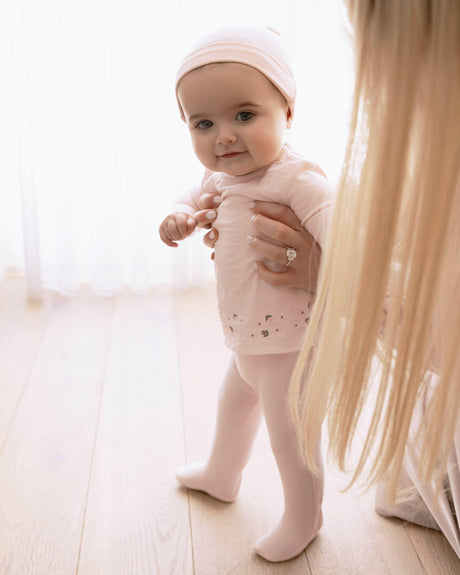 MiniMoi by Memoi Baby Boys Girls Overlay Cotton Footie - IAA09609/IAA09697