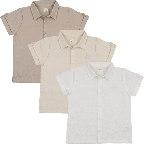 Analogie by Lil Legs Signature Collection Boys Short Sleeve Dress Shirt - SDSH